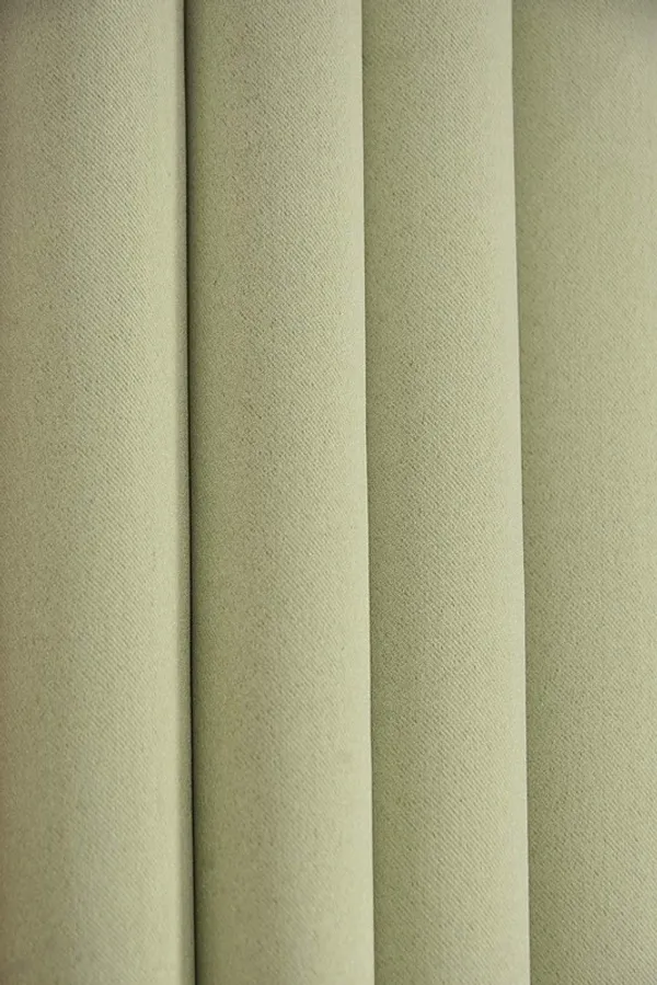 Pack_Of_2,_Green,_Solid__Polyester_Semi_Transparent_Curtain