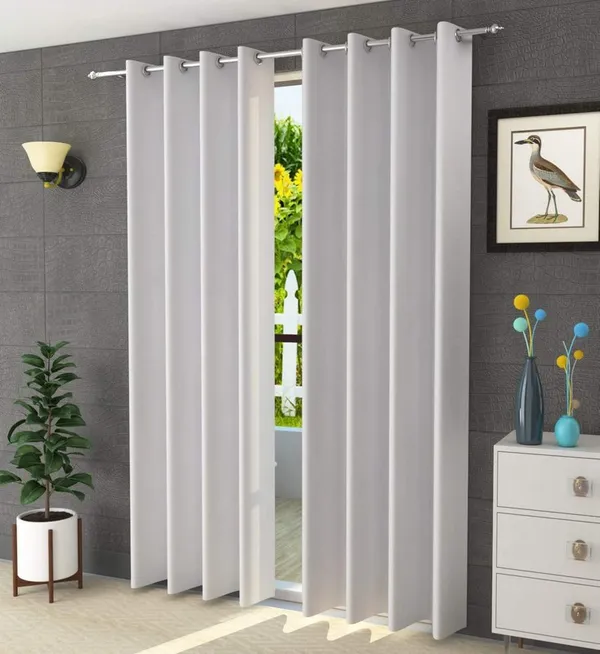 Pack_Of_2,_White,_Solid__Polyester_Semi_Transparent_Curtain