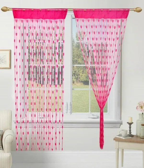 Pack_Of_2,_Pink,_Self_Design__Polyester_Transparent_Curtain