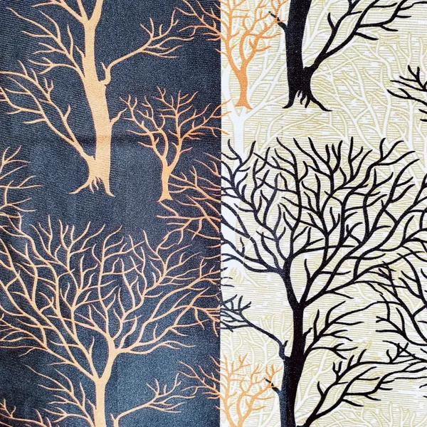 Pack_Of_2,_Brown,_Floral__Wacky_153_cm_5_ft_Polyester_Semi_Transparent_Window_Curtain
