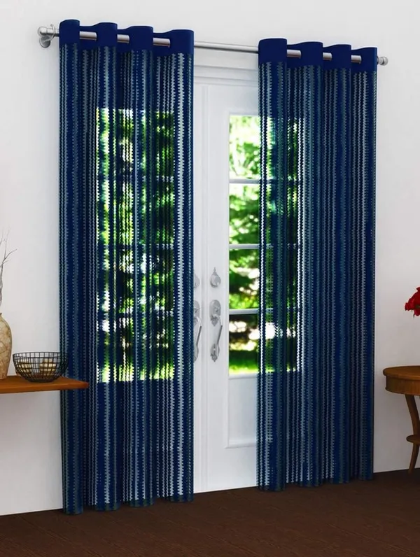Pack_Of_2,_Blue,_Self_Design__Polyester_Transparent__Curtain