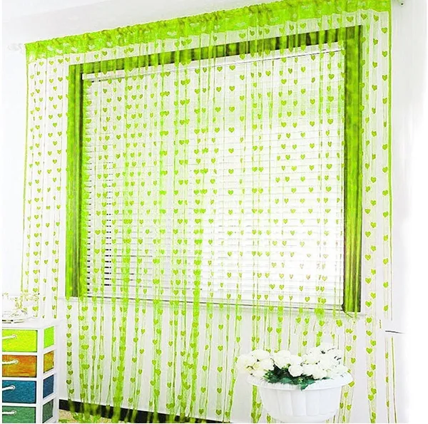 Green,_Self_Design__Enjoy_Life_214_cm_7_ft_Polyester_Door_Curtain_Single_Curtain