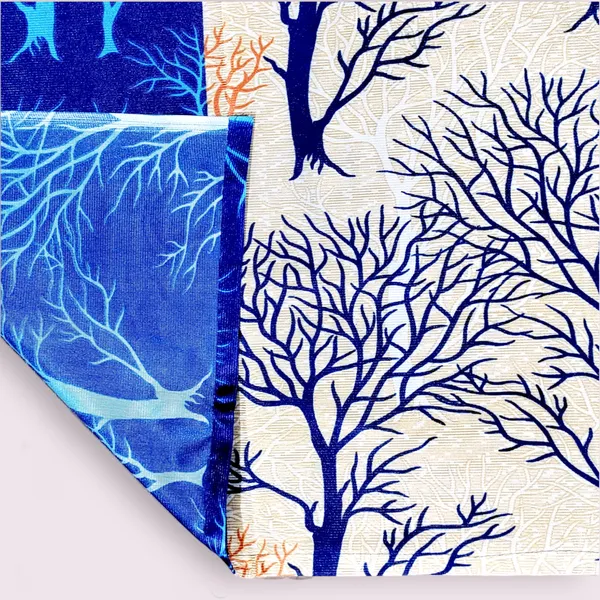 Pack_Of_2,_Blue,_Floral__Wacky_153_cm_5_ft_Polyester_Semi_Transparent_Window_Curtain