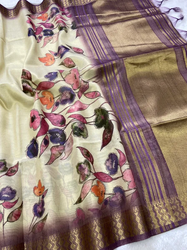 Anvika_Purple_–_Diwali_Special_|_Soft_Tissue_Silk_Saree_with_Digital_Print,_Border_&_Rich_Pallu,_Sequence_&_Contrast_Print_Blouse_with_Tassels