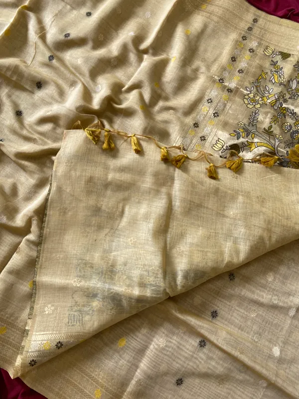 Gowri_Cream_–_Divine_Wedding_Special_|_Premium_Soft_Muga_Cotton_Paithani_Saree_with_Colourful_3D_Woven_Elephant_Design_Pallu