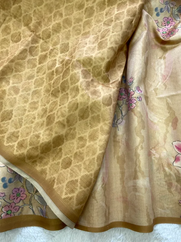Nagma_Yellow_–_Melodic_Diwali_Special_|_Soft_Tussar_Silk_Saree_with_Digital_Print,_Zari_Line_Saree_&_Digital_Print_Blouse_with_Tassels