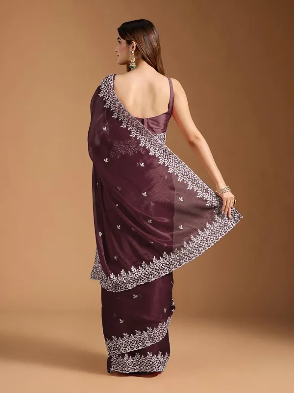 Shimmer_Sitara_Fabric_sarees_with_Beautiful_Embroidery_&_Sequence_Work_With_Attractive_Cutwork_Border