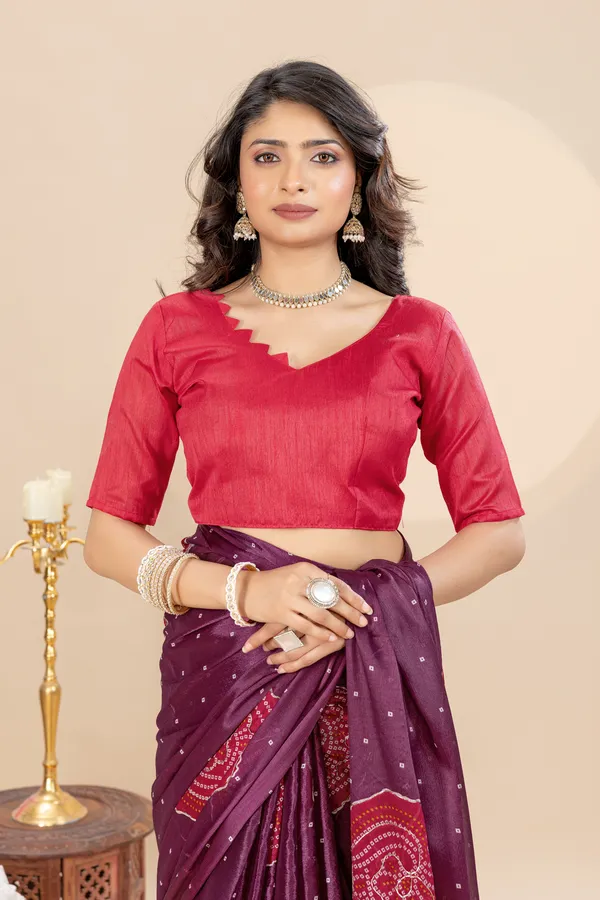 Soft_Chinon_Silk_sarees_with_Beautiful_Bandhani_Print_With_Attractive_Handwork_And_Mono_Fabric_Blouse_With_Tassels_in_new_styles_n_new_look
