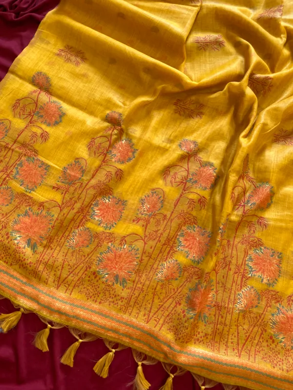 Grisha_Yellow_–_Floral_Pallu_Wedding_Special_|_Premium_Soft_Muga_Cotton_Saree_with_Colourful_Resham_Weaving_Flower_Design_Pallu