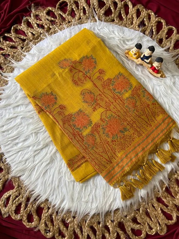Grisha_Yellow_–_Floral_Pallu_Wedding_Special_|_Premium_Soft_Muga_Cotton_Saree_with_Colourful_Resham_Weaving_Flower_Design_Pallu