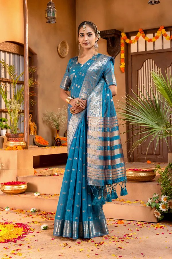 Gungun_Sky_Blue_–_Melodic_Wedding_Special_|_Premium_Soft_Khadi_Shimmer_Saree_with_Butti_Design_Weaving_Pallu,_Traditional_Zari_Weaving_Border