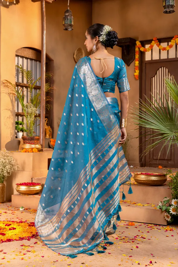 Gungun_Sky_Blue_–_Melodic_Wedding_Special_|_Premium_Soft_Khadi_Shimmer_Saree_with_Butti_Design_Weaving_Pallu,_Traditional_Zari_Weaving_Border