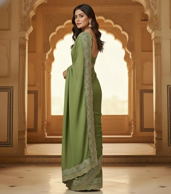 Shimmer_Sitara_Fabric_sarees_with_Beautiful_Embroidery_&_Sequence_Work_With_Attractive_Cutwork_Border