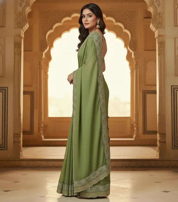 Shimmer_Sitara_Fabric_sarees_with_Beautiful_Embroidery_&_Sequence_Work_With_Attractive_Cutwork_Border