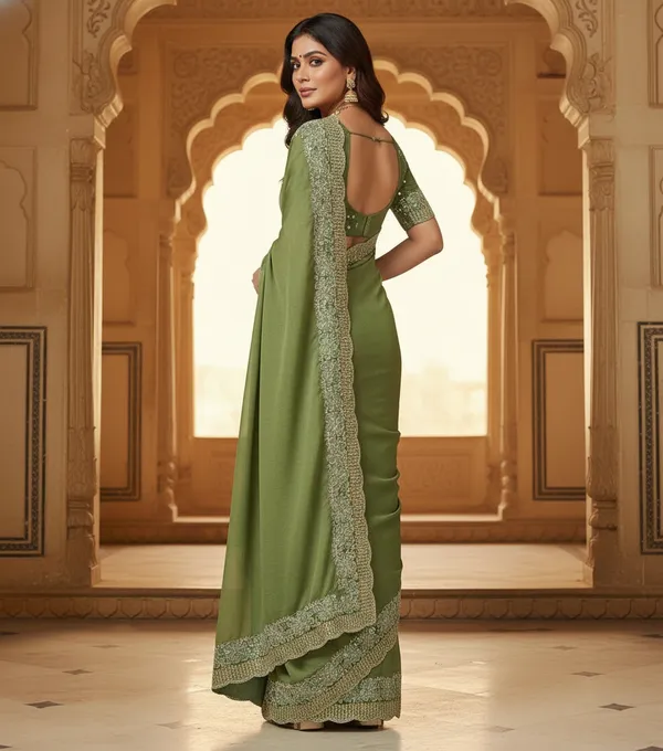 Shimmer_Sitara_Fabric_sarees_with_Beautiful_Embroidery_&_Sequence_Work_With_Attractive_Cutwork_Border