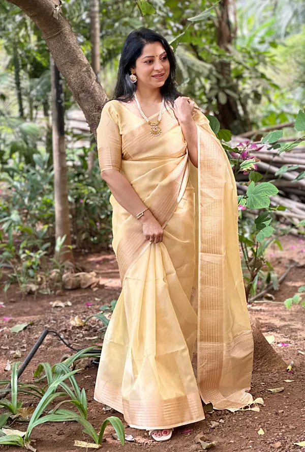 Soft_Tissue_Silk_sarees_with_Beautiful_Weaving_With_Attractive_Border_&_Rich_Pallu_With_Sequence_And_Running_Blouse_With_Tassels