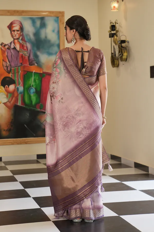 Savya_Wine_–_Diwali_Special_|_Soft_Tissue_Silk_Saree_with_Digital_Print,_Border_&_Rich_Pallu,_Sequence_&_Contrast_Print_Blouse_with_Tassels