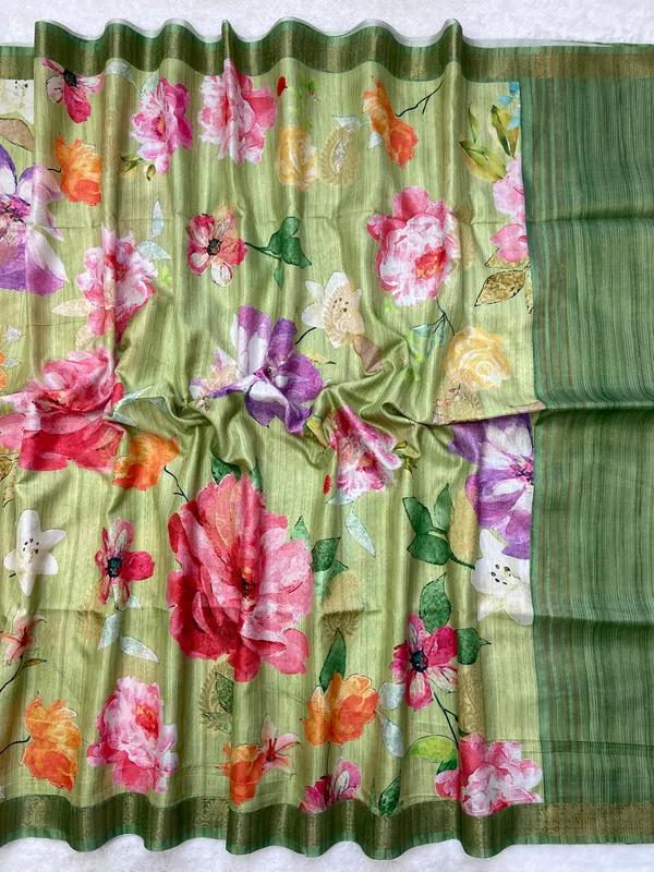 Misha_Green_–_Navratri_Special_|_Soft_Bhagalpuri_Silk_Saree_with_Digital_Print,_Border_Design_Saree_&_Digital_Print_Blouse_with_Tassels