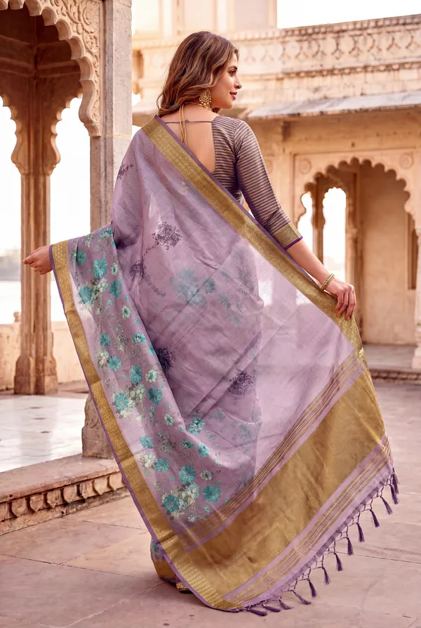 Vaanya_2_Purple_–_Diwali_Special_|_Soft_Tissue_Silk_Saree_with_Digital_Print,_Border_&_Rich_Pallu,_Sequence_&_Contrast_Print_Blouse_with_Tassels