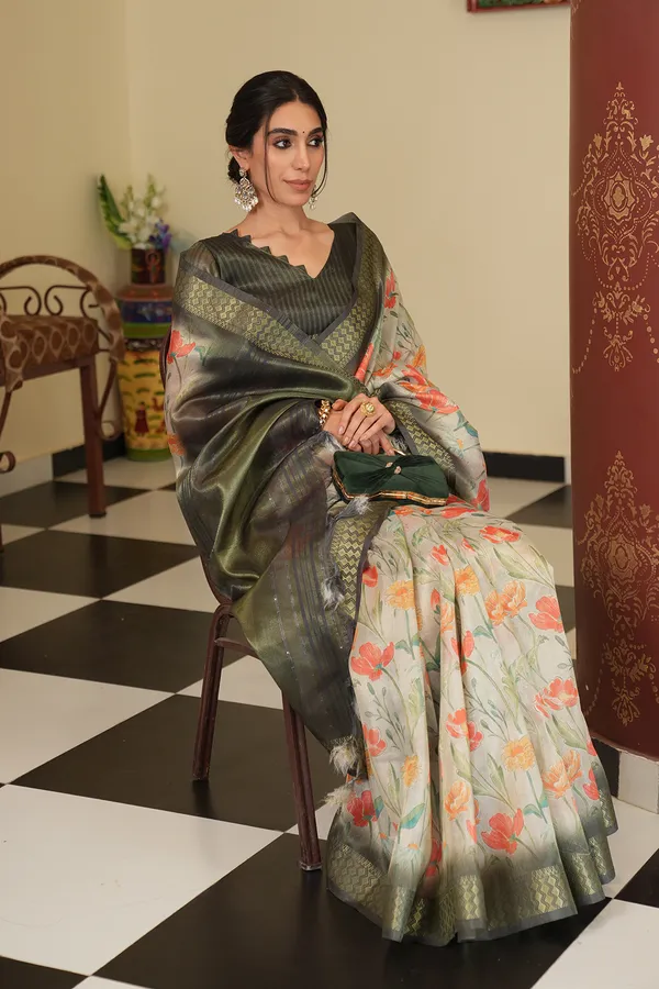 Mini_Black_–_Diwali_Special_|_Soft_Tissue_Silk_Saree_with_Digital_Print,_Border_&_Rich_Pallu,_Sequence_&_Contrast_Print_Blouse_with_Tassels