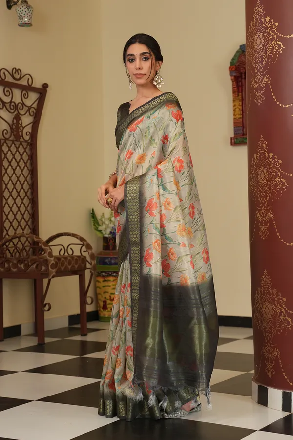 Mini_Black_–_Diwali_Special_|_Soft_Tissue_Silk_Saree_with_Digital_Print,_Border_&_Rich_Pallu,_Sequence_&_Contrast_Print_Blouse_with_Tassels
