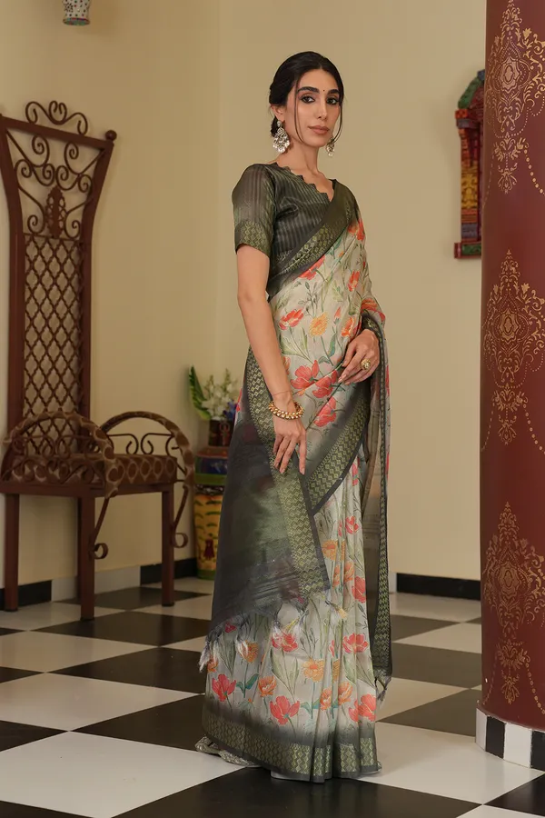Mini_Black_–_Diwali_Special_|_Soft_Tissue_Silk_Saree_with_Digital_Print,_Border_&_Rich_Pallu,_Sequence_&_Contrast_Print_Blouse_with_Tassels