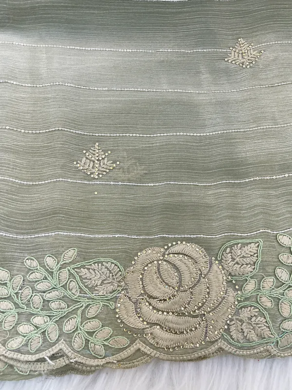 Sri_Pista_Green_–_Auspicious_Diwali_Special_|_Soft_Jimmy_Chu_Saree_with_Embroidery_&_Sequence_Work,_Border_&_Heavy_Embroidery
