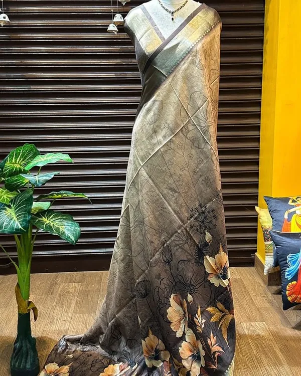 Helga_Coffee_Brown_–_Aesthetic_Edit_for_You_|_Superior_Desi_Soft_Silky_Tussar_Saree_with_Ombre_Scheme_Body_And_Over_It_Floral_Conceptual_Prints