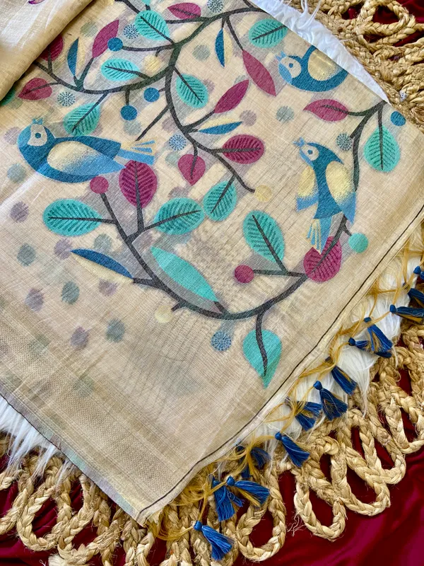 Chahat_Rama_Green_–_Cherished_Wedding_Special_|_Premium_Soft_Muga_Cotton_Saree_with_Colourful_Resham_Weaving_Pallu,_Traditional_Zari_Weaving_Border