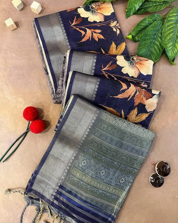 Helga_Blue_–_Navratri_Special_|_Superior_Desi_Soft_Silky_Tussar_Saree_with_Ombre_Scheme_Body_And_Over_It_Floral_Conceptual_Prints