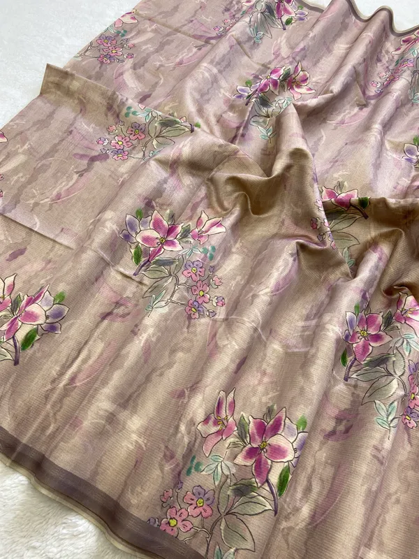 Nagma_Grey_–_Melodic_Aesthetic_Edit_for_You_|_Soft_Tussar_Silk_Saree_with_Digital_Print,_Zari_Line_Saree_&_Digital_Print_Blouse_with_Tassels