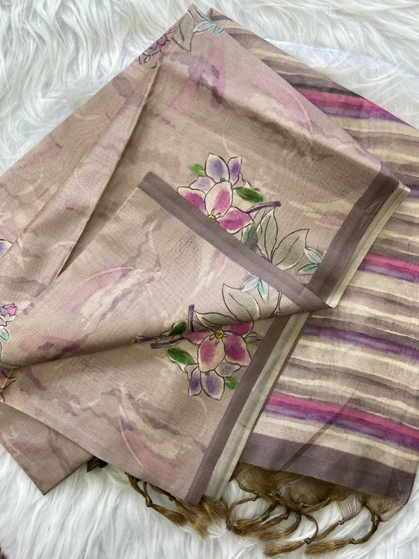 Nagma_Grey_–_Melodic_Aesthetic_Edit_for_You_|_Soft_Tussar_Silk_Saree_with_Digital_Print,_Zari_Line_Saree_&_Digital_Print_Blouse_with_Tassels