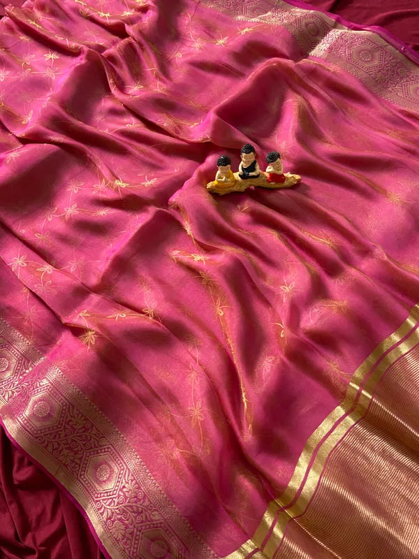 Premium_Soft_Fandy_Satin_sarees_with_Beautiful_Self_Design_Weaving_Pallu_With_Attractive_Traditional_Zari_Weaving_Border_With_All_Over_Self_Weaving_Design_And_Self_Design_Weaving_Blouse_With_Fancy_Tassels