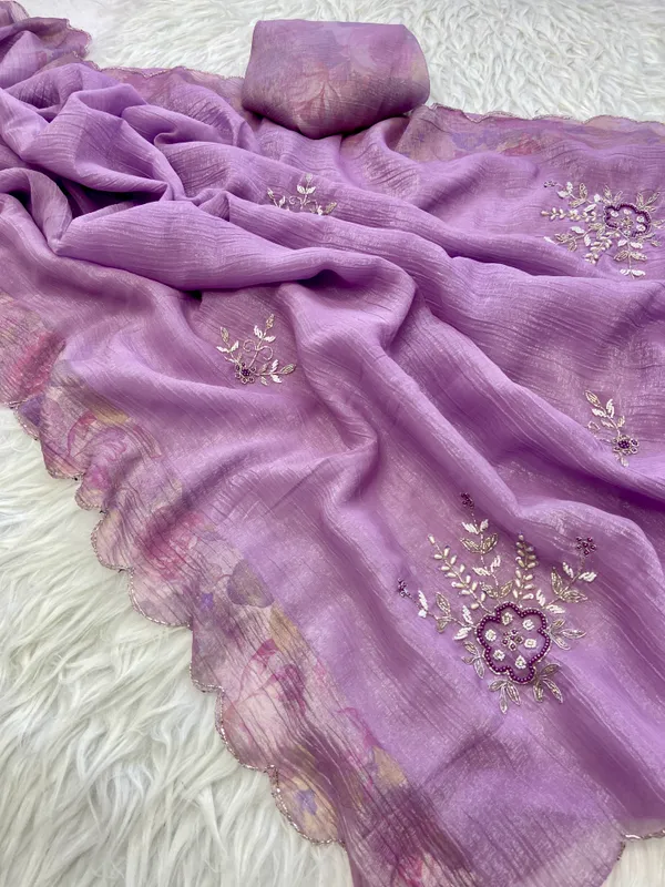 Soft_Crunchy_Silk_sarees_with_Beautiful_Foil_Print_With_Attractive_Handwork_Design_Saree_And_Foil_Print_Blouse