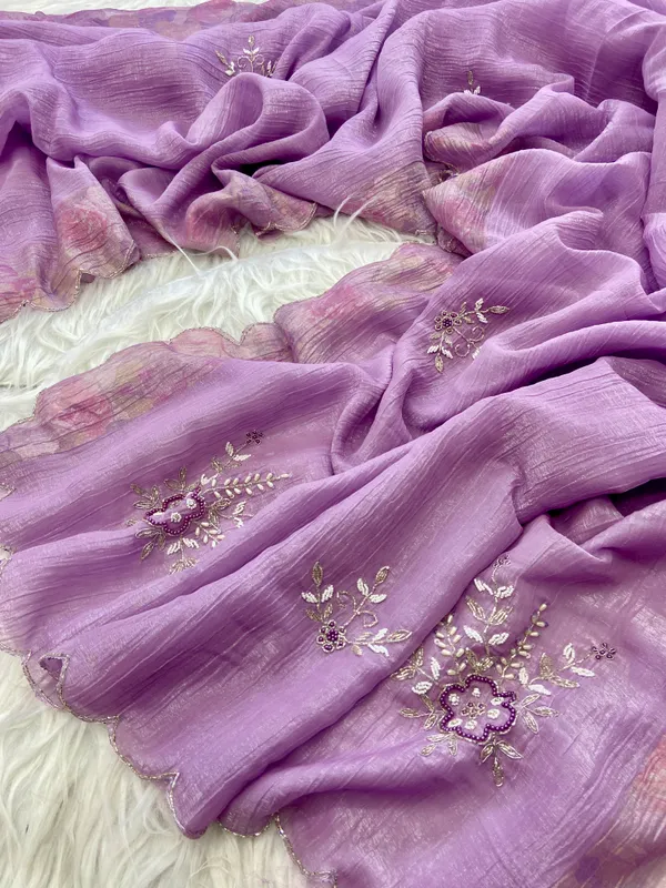 Soft_Crunchy_Silk_sarees_with_Beautiful_Foil_Print_With_Attractive_Handwork_Design_Saree_And_Foil_Print_Blouse