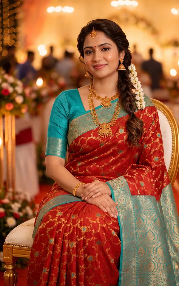 Gunjal_Red_–_Wedding_Special_|_Premium_Soft_Paithani_Silk_Saree_with_Weaving_Pattern,_Rich_Pallu_&_Border_&_Weaving_Blouse_with_Tassels