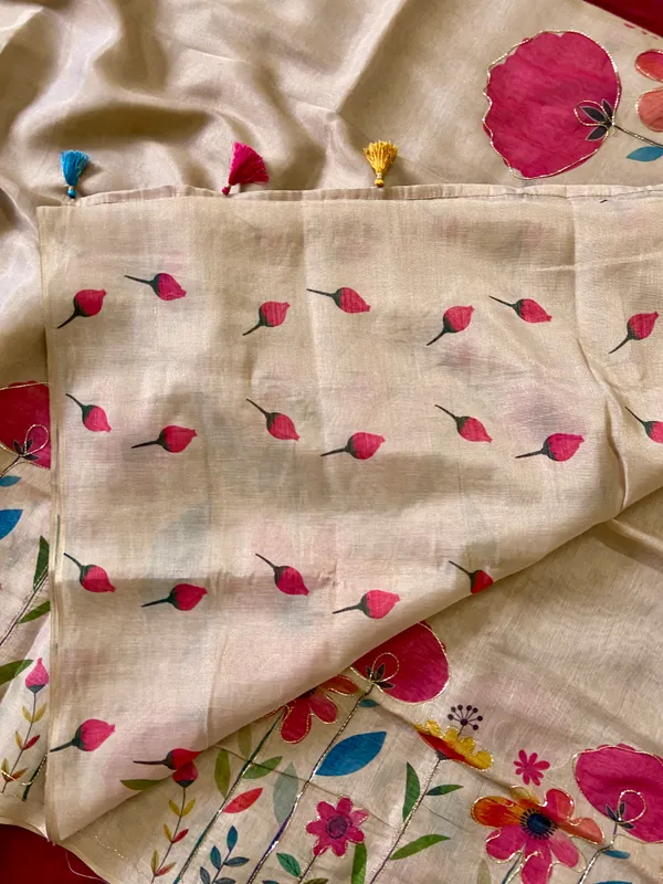 Soft_Tissue_Silk_sarees_with_Beautiful_Digital_Print_With_Attractive_Handwork_&_Aari_Work_Rich_Pallu_And_Running_Blouse_With_Tassels