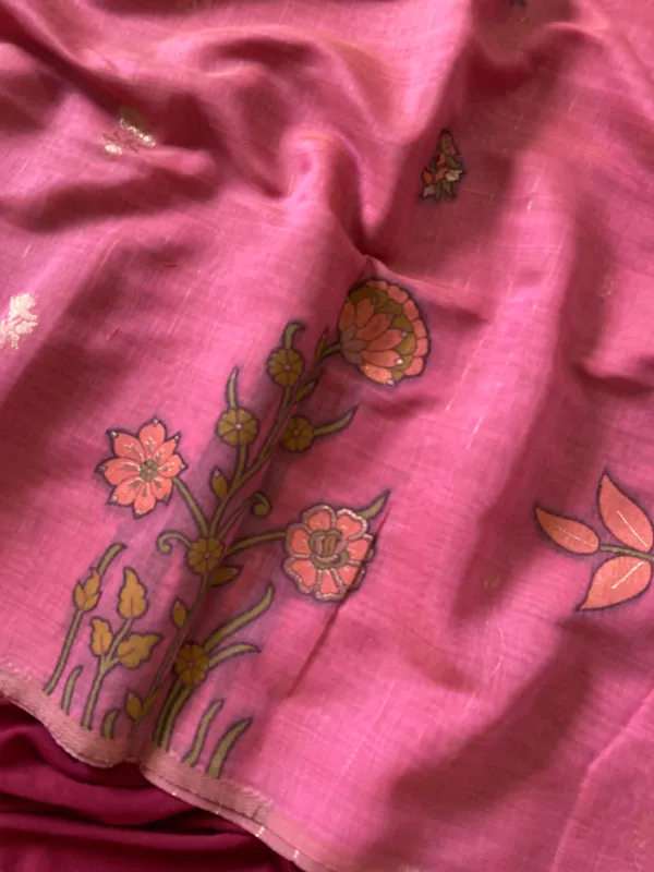 Amrusha_Pink_–_Floral_Pallu_Wedding_Special_|_Premium_Soft_Muga_Cotton_Saree_with_Colourful_Resham_Weaving_Flower_Design_Pallu