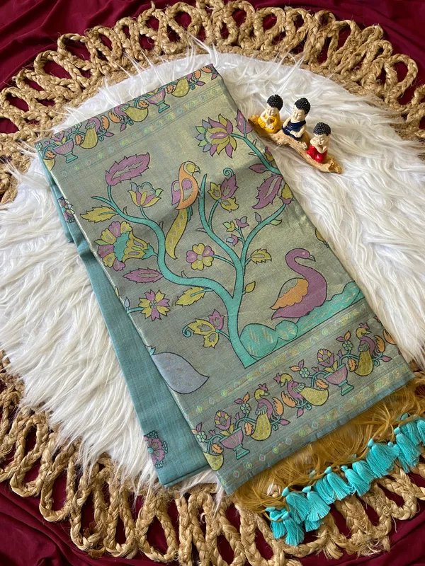 Swan_Sky_Blue_–_Swan_Motif_Wedding_Special_|_Premium_Soft_Muga_Cotton_Paithani_Saree_with_Weaving_Design_Featuring_Jungle_Theme_&_Swan_Motifs_Pallu