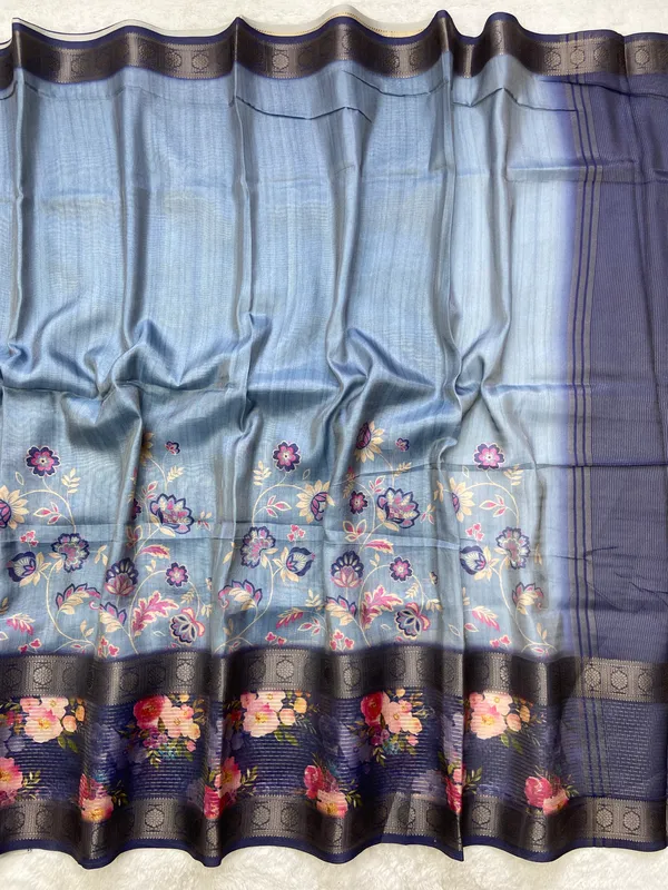 Soft_Maheshwari_Tissue_Silk_sarees_with_Beautiful_Digital_Print_With_Attractive_Border_&_Rich_Pallu_With_Sequence_And_Contrast_Print_Blouse_With_Tassels