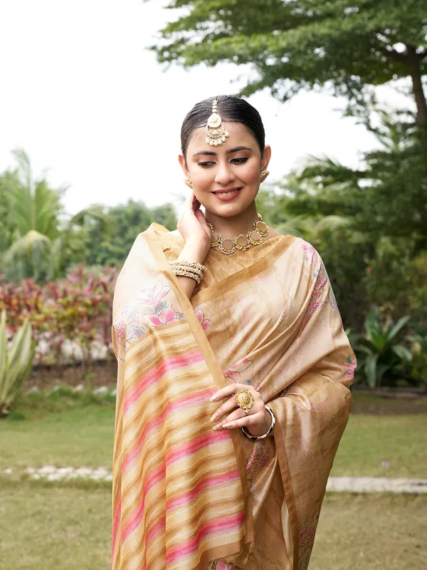 Nagma_Yellow_–_Melodic_Diwali_Special_|_Soft_Tussar_Silk_Saree_with_Digital_Print,_Zari_Line_Saree_&_Digital_Print_Blouse_with_Tassels