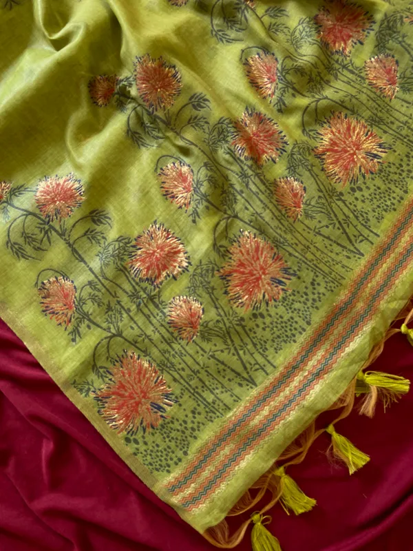 Grisha_Green_–_Floral_Pallu_Wedding_Special_|_Premium_Soft_Muga_Cotton_Saree_with_Colourful_Resham_Weaving_Flower_Design_Pallu