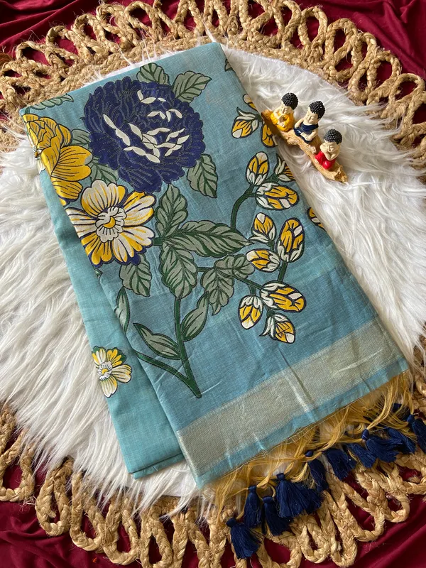 Parinita_Sky_Blue_No.4_–_Floral_Pallu_Wedding_Special_|_Premium_Soft_Muga_Cotton_Saree_with_Colourful_Resham_Weaving_Flower_Design_Pallu