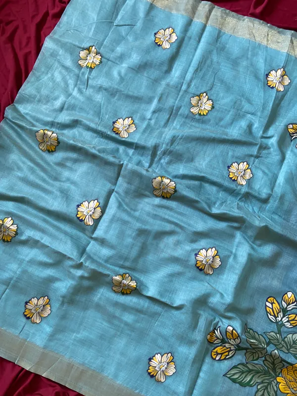 Parinita_Sky_Blue_No.4_–_Floral_Pallu_Wedding_Special_|_Premium_Soft_Muga_Cotton_Saree_with_Colourful_Resham_Weaving_Flower_Design_Pallu