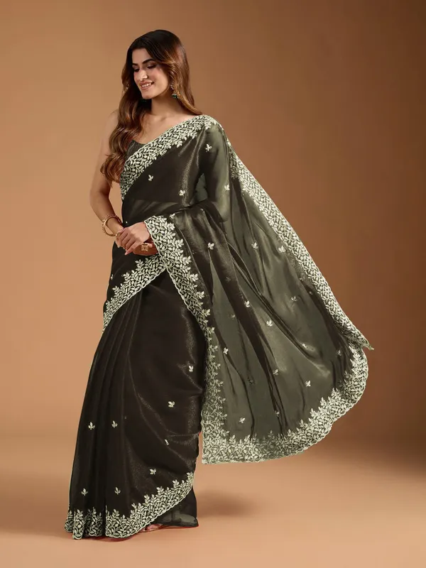 Shimmer_Sitara_Fabric_sarees_with_Beautiful_Embroidery_&_Sequence_Work_With_Attractive_Cutwork_Border