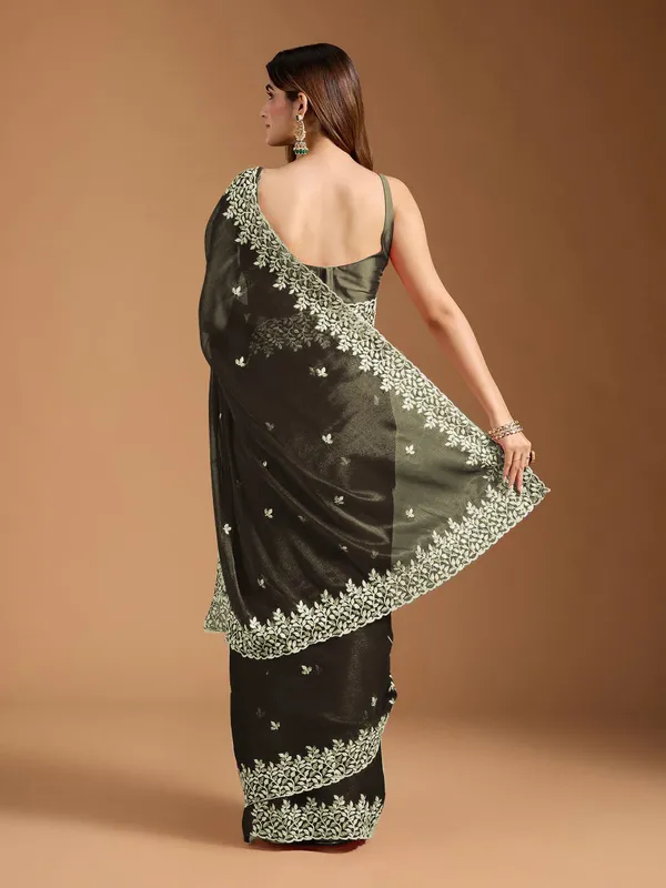 Shimmer_Sitara_Fabric_sarees_with_Beautiful_Embroidery_&_Sequence_Work_With_Attractive_Cutwork_Border