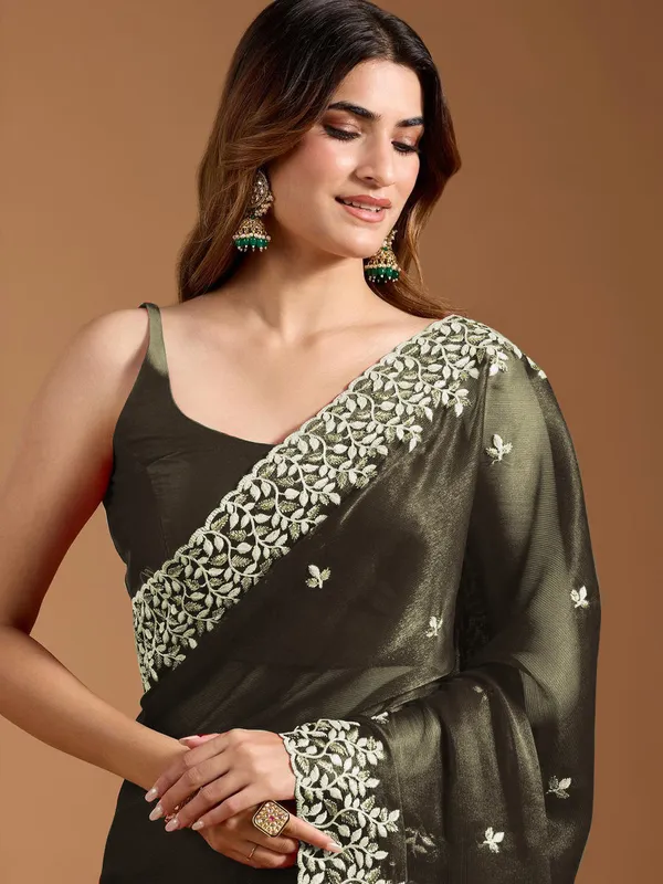 Shimmer_Sitara_Fabric_sarees_with_Beautiful_Embroidery_&_Sequence_Work_With_Attractive_Cutwork_Border