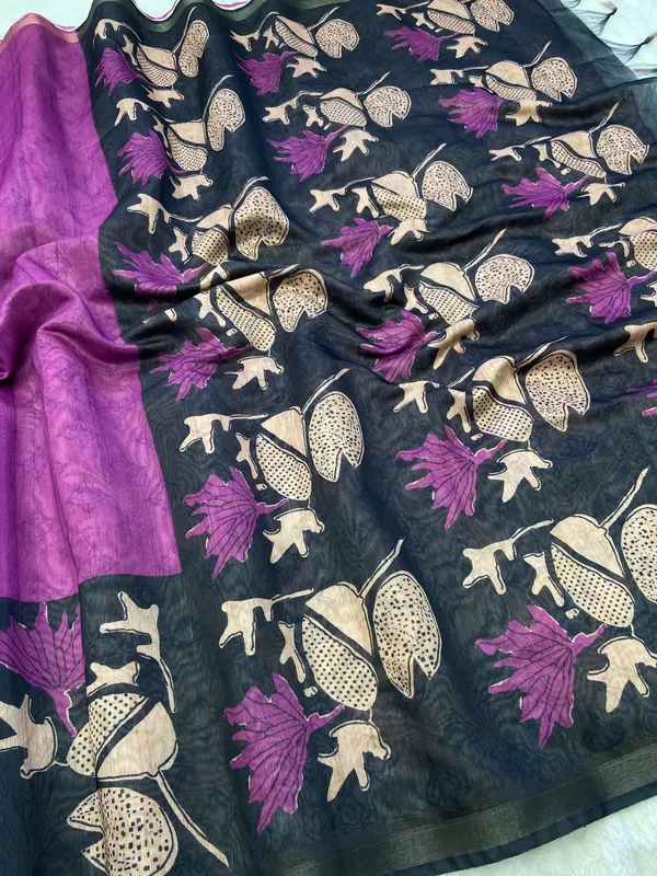 Chameli_Wine_No.2_–_Jasmine_Aesthetic_Edit_for_You_|_Soft_Chanderi_Cotton_Saree_with_Digital_Print,_Zari_Line_Saree_&_Digital_Print_Blouse