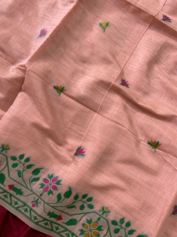 Deer_Peach_–_Deer_Motif_Wedding_Special_|_Premium_Soft_Muga_Cotton_Paithani_Saree_with_Colourful_3D_Woven_Zari_Deer_Design_Pallu