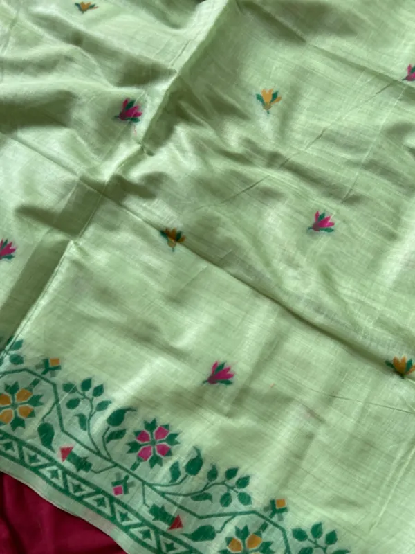 Deer_Pista_Green_–_Deer_Motif_Wedding_Special_|_Premium_Soft_Muga_Cotton_Paithani_Saree_with_Colourful_3D_Woven_Zari_Deer_Design_Pallu